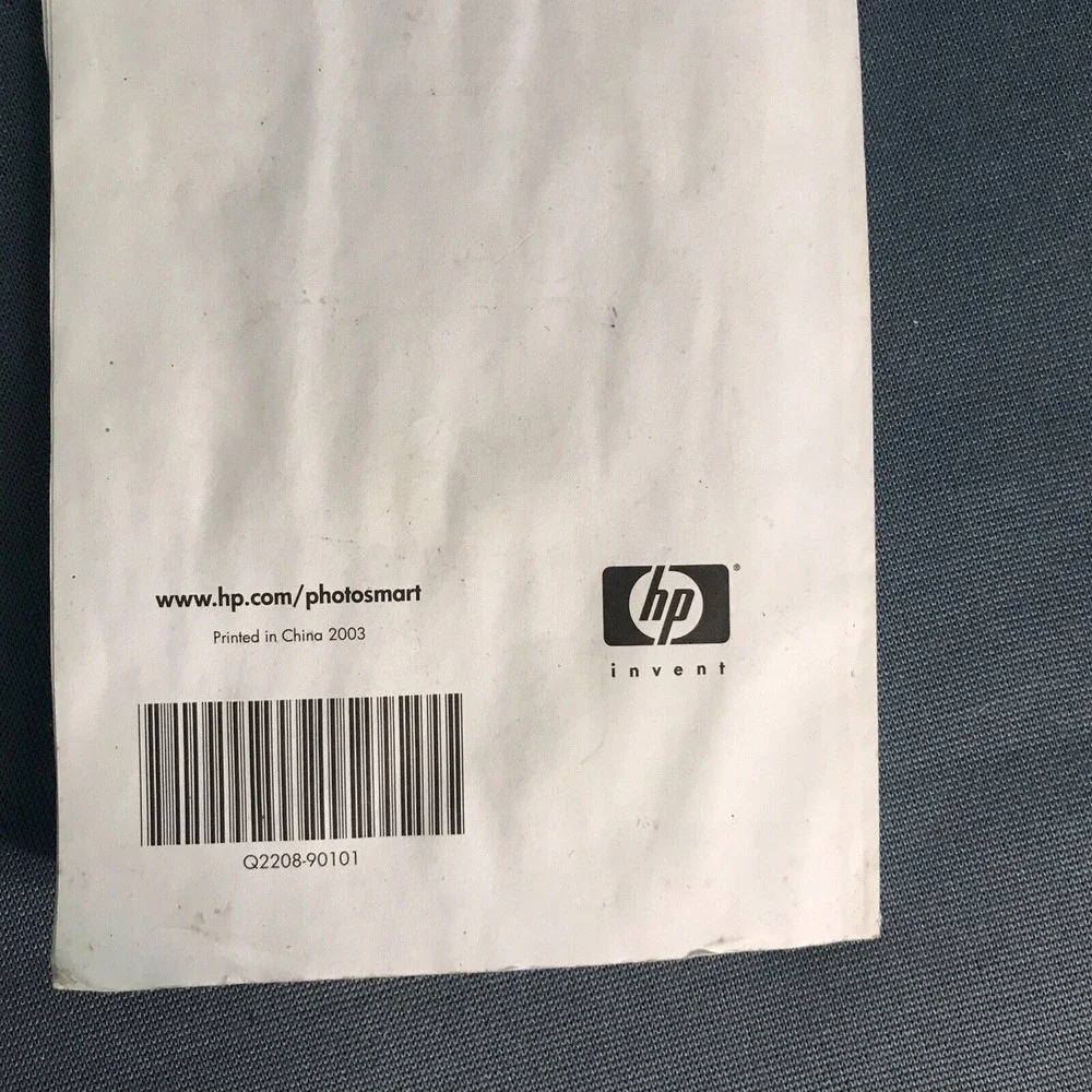 Vintage HP 733 Photosmart Digital Camera Users Manual ONLY